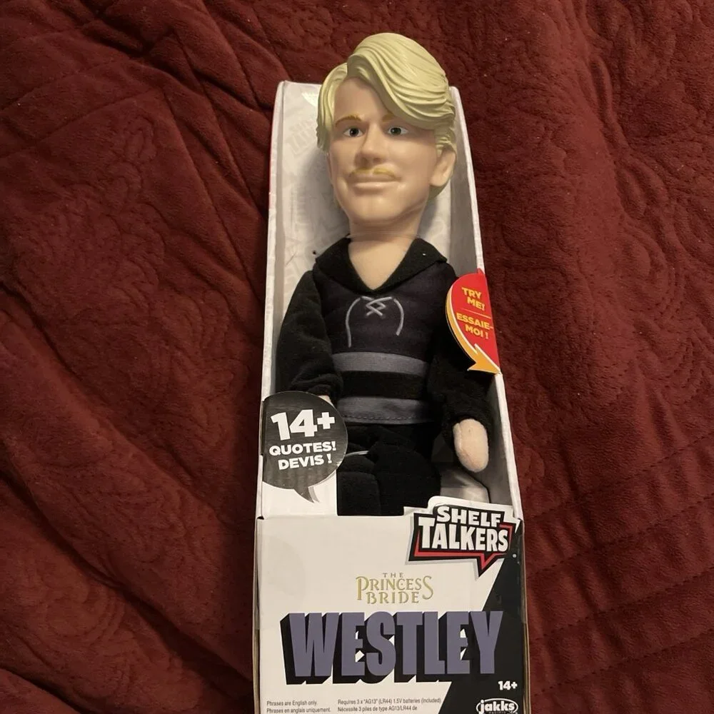 NIB‎ Westley Shelf Talkers Princess Bride Talking Doll Jakks Pacific 14+ Quotes